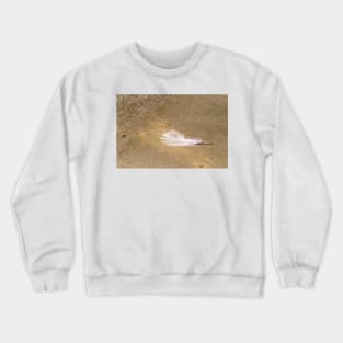 White Feather on Gold Dust Crewneck Sweatshirt